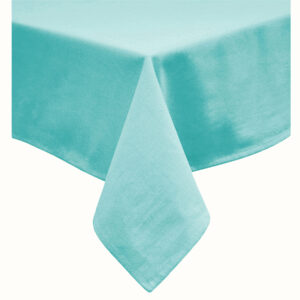 Hoydu Cotton Blend Table Cloth Light Turquoise 230cm Round