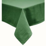 Hoydu Cotton Blend Table Cloth 170cm x 420cm  - HEDGE GREEN