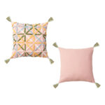 Accessorize Adena Blush Filled Square Cushion