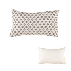 Accessorize Norah Grey Rectangular Filled Cushion 30cm x 50cm