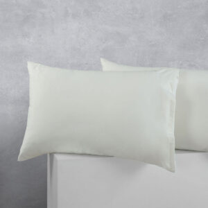 Accessorize Pair of Cotton Polyester Standard Pillowcases Stone