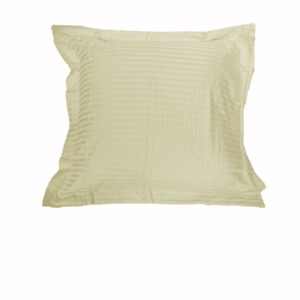 Accessorize 325TC One of Stripe Euro Pillowcase Ecru