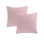 Accessorize Pair of Waffle Blush Cotton European Pillowcases