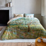 Bedding House Van Gogh Orchard Natural Cotton Sateen Quilt Cover Set Queen