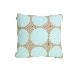 J.Elliot Home Napoleon Glacier Blue Filled Cushion 43 x 43 cm