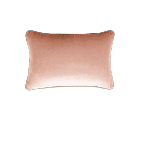 J Elliot Home Gabriel 100% Cotton Oblong Cushion Cover 33 x 48 cm Blush