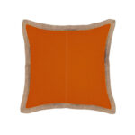 J Elliot Home Hampton Linen Cushion Cover 50 x 50 cm Pumpkin