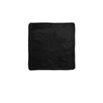 Lollipop Cotton Piped Square Cushion Cover 40 x 40 cm Black