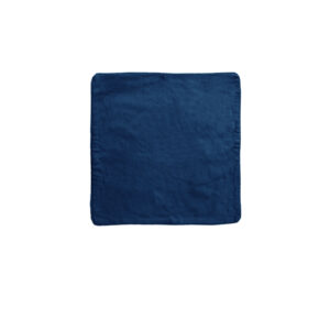 Lollipop Cotton Piped Square Cushion Cover 40 x 40 cm Dark Blue