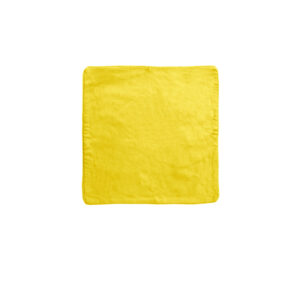 Lollipop Cotton Piped Square Cushion Cover 40 x 40 cm Yellow