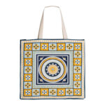 J Elliot Home Kasbah Cotton Tote Shopping Bag 40.5x43x10cm Blue