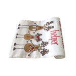 Santa's Little Helper Cotton Table Runner 33 x 180 cm