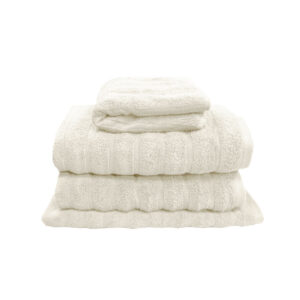 J Elliot Home Set of 4 George Collective Cotton Bath Towel Set Snow