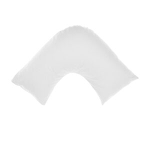 Algodon 300TC Cotton V Shape Pillowcase White