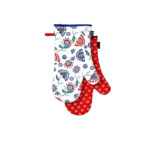 Ladelle Set of 2 Cami Kitchen / BBQ Oven Mitt