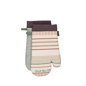 Ladelle Sanctuary Cream Set of 2 Oven Mitts 18 x 33 cm