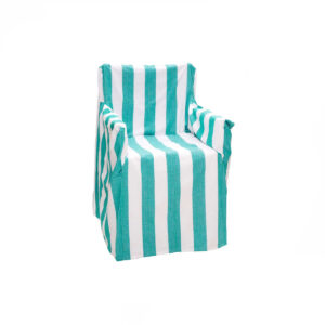 Rans  100% Cotton Director Chair Cover - Striped Ocean Blue