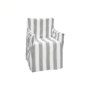 Rans  100% Cotton Director Chair Cover - Striped Silver