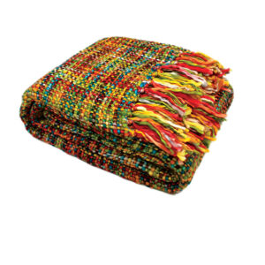 Rans  Knitted Weave Throw 127x152cm - Tutti Frutti