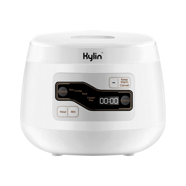 Kylin Electric Multi-Function 4 Cups Ceramic Pot Rice Cooker 2L White AU-K1020