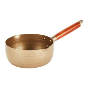 Justcook Japanese- Lightweight Aluminum Golden Snow Pot Saucepan 18cm