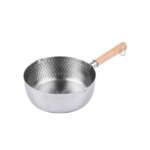 Justcook 20cm Japanese- Stainless Steel  Xueping Pot White Handle