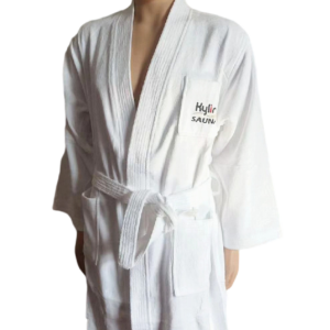 Kylin Luxury Cotton Shower Gown Bathrobe