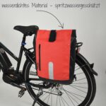 Water resistant bike pannier bag  23L