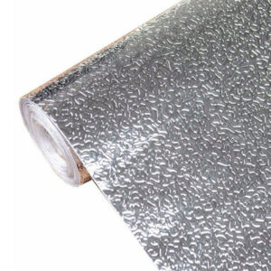 Aluminum Foil Sticker Self Adhesive Oil-proof Waterproof Kitchen Cabinet Wall(60*500cm)