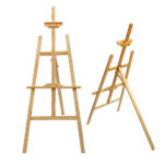 Solid Pine Wood Easel Artist Art Display Painting Shop Tripod Stand Adjustable(150CM)