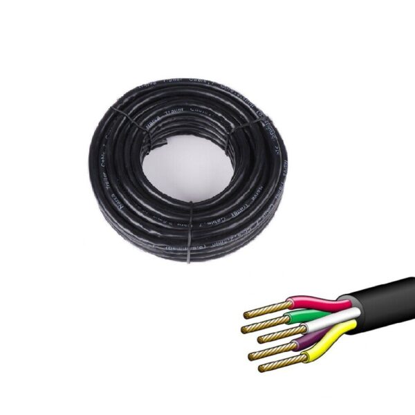 10M X 5 Core Wire Cable Trailer Cable Automotive Boat  Truck Coil V90 PVC