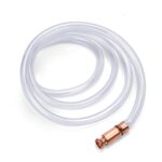 Self Priming Siphon Hose Water Jiggler Liquid Transfer Fuel Hose Pump Copper