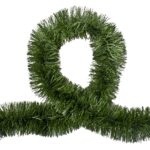 5x 2.5m Christmas Tinsel Xmas Garland Sparkly Snowflake Party Natural Home Décor  Pine Green