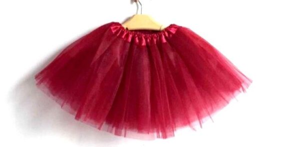 New Adults Tulle Tutu Skirt Dressup Party Costume Ballet Womens Girls Dance Wear  Burgundy  Kids