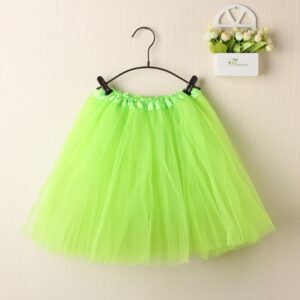 New Adults Tulle Tutu Skirt Dressup Party Costume Ballet Womens Girls Dance Wear  Neon Green  Kids