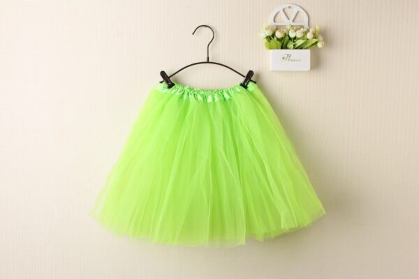 New Adults Tulle Tutu Skirt Dressup Party Costume Ballet Womens Girls Dance Wear  Neon Green  Kids