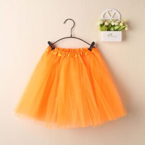 New Adults Tulle Tutu Skirt Dressup Party Costume Ballet Womens Girls Dance Wear  Orange  Adults