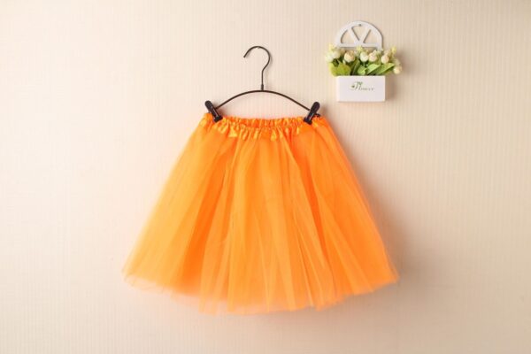 New Adults Tulle Tutu Skirt Dressup Party Costume Ballet Womens Girls Dance Wear  Orange  Adults