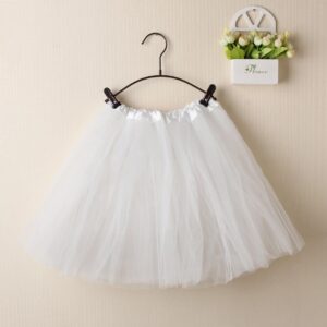 New Adults Tulle Tutu Skirt Dressup Party Costume Ballet Womens Girls Dance Wear  White Colour  Kids