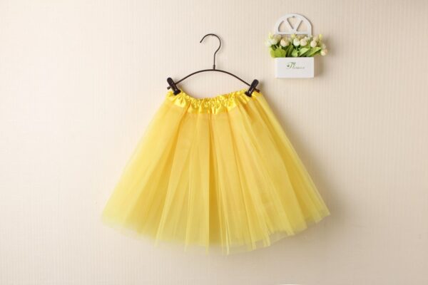 New Adults Tulle Tutu Skirt Dressup Party Costume Ballet Womens Girls Dance Wear  Yellow  Adults