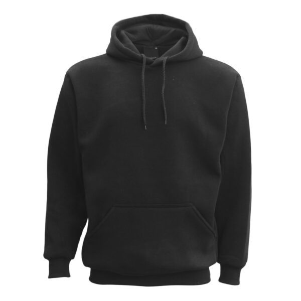 Adult Unisex Men's Basic Plain Hoodie Pullover Sweater Sweatshirt Jumper XS-8XL  Black  M