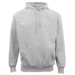 Adult Unisex Men's Basic Plain Hoodie Pullover Sweater Sweatshirt Jumper XS-8XL  Light Grey  2XL