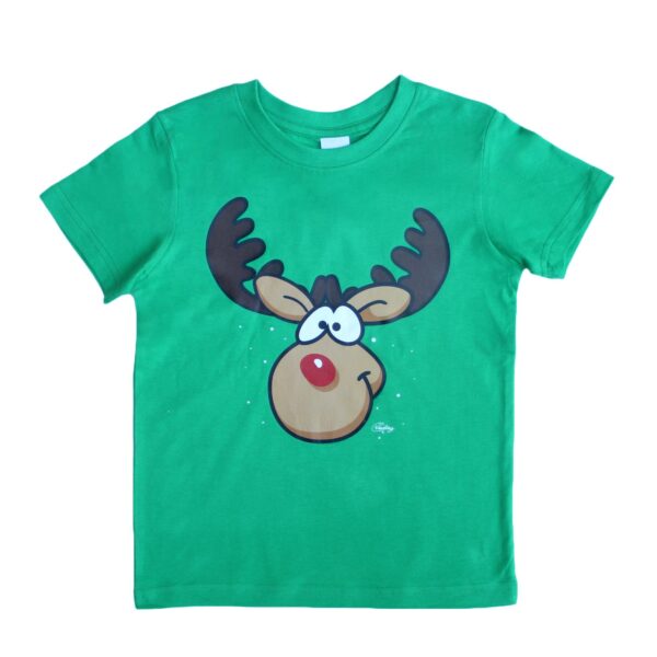 New Funny Adult Xmas Christmas T Shirt Tee Mens Womens 100% Cotton Jolly Ugly  Reindeer (Green)  M