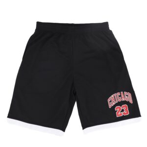 Men's Basketball Sports Shorts Gym Jogging Swim Board Boxing Sweat Casual Pants  Black - Chicago 23  S