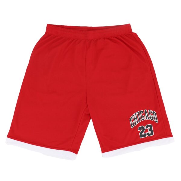 Men's Basketball Sports Shorts Gym Jogging Swim Board Boxing Sweat Casual Pants  Red - Chicago 23  S