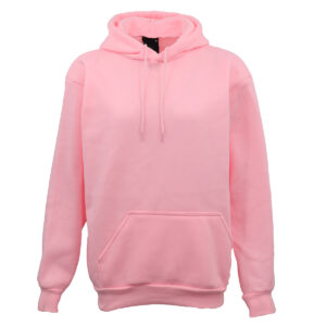 Adult Unisex Men's Basic Plain Hoodie Pullover Sweater Sweatshirt Jumper XS-8XL  Light Pink  XS