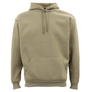 Adult Unisex Men's Basic Plain Hoodie Pullover Sweater Sweatshirt Jumper XS-8XL  Light Olive  S