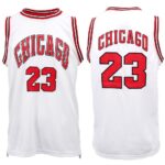 New Men's Basketball Jersey Sports T Shirt Tee Vest Tops Gym Chicago Los Angeles  White - Chicago 23  S