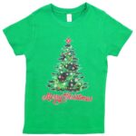 New Funny Adult Xmas Christmas T Shirt Tee Mens Womens 100% Cotton Jolly Ugly  Tree (Green)  XS