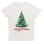 New Funny Adult Xmas Christmas T Shirt Tee Mens Womens 100% Cotton Jolly Ugly  Tree (White)  2XL